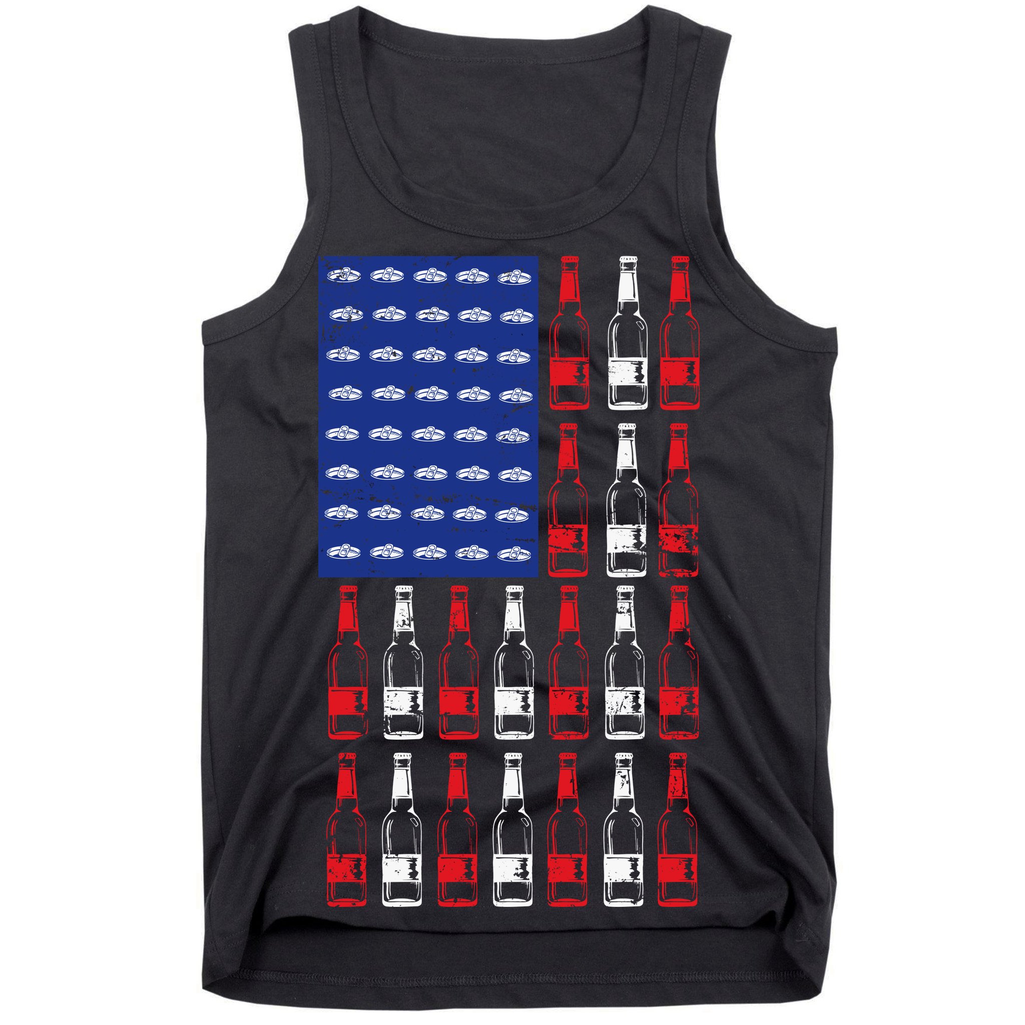 American Summer 100% cotton patriotic flag tank top – The Flag Shirt