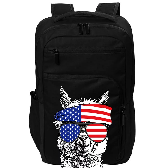 USA Patriotic Llama Impact Tech Backpack