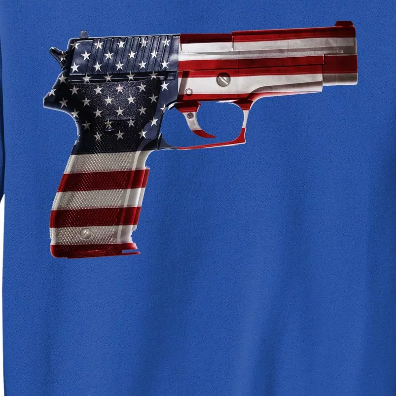 USA Pistol Gun Tall Sweatshirt