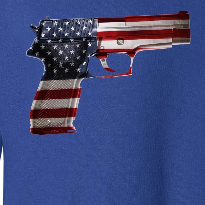 USA Pistol Gun Toddler Sweatshirt