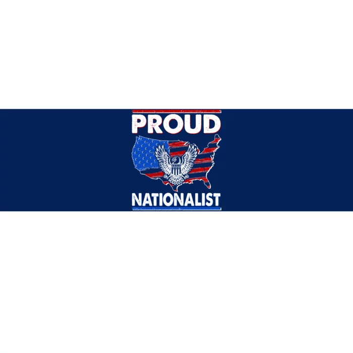 USA Proud Nationalist Bumper Sticker