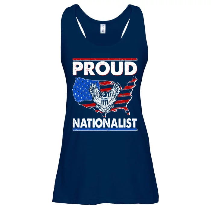 USA Proud Nationalist Ladies Essential Flowy Tank