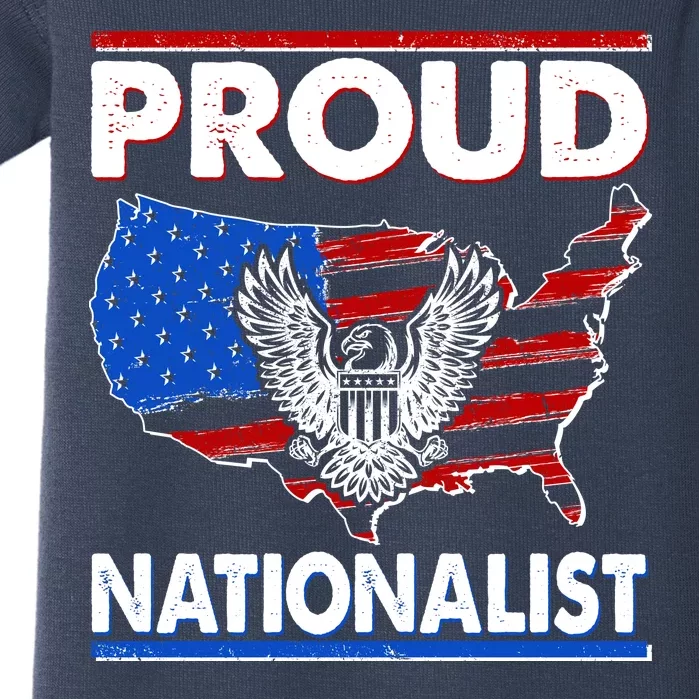 USA Proud Nationalist Baby Bodysuit