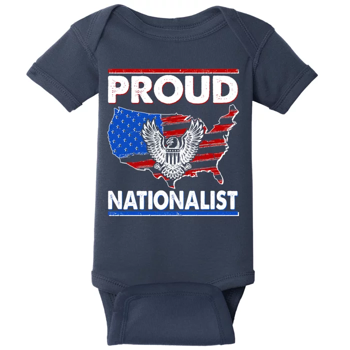 USA Proud Nationalist Baby Bodysuit