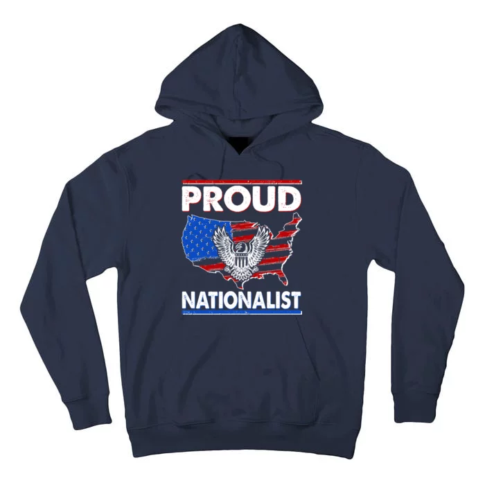 USA Proud Nationalist Tall Hoodie