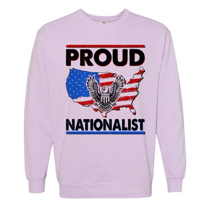 USA Proud Nationalist Garment-Dyed Sweatshirt