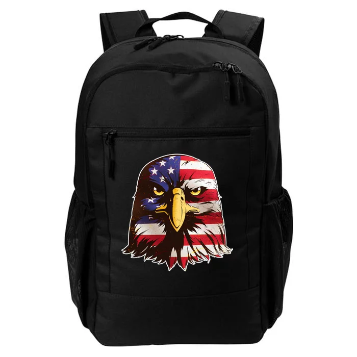 USA Red White And Blue Bald Eagle Daily Commute Backpack