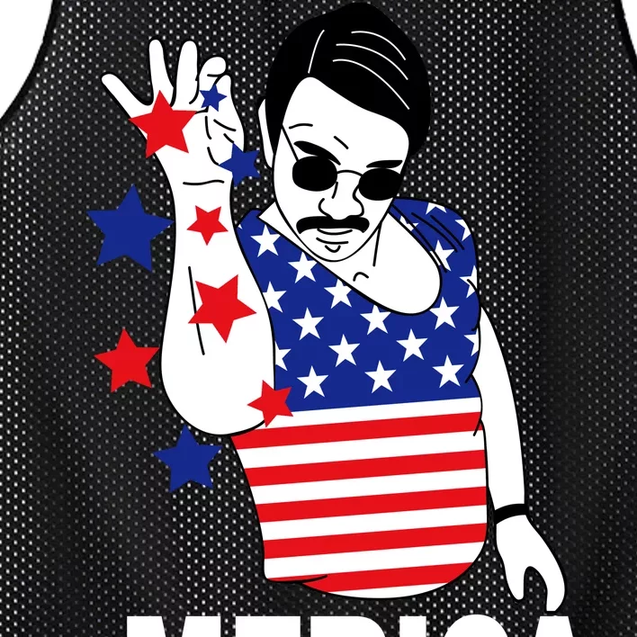 USA Salt Bae Merica Mesh Reversible Basketball Jersey Tank