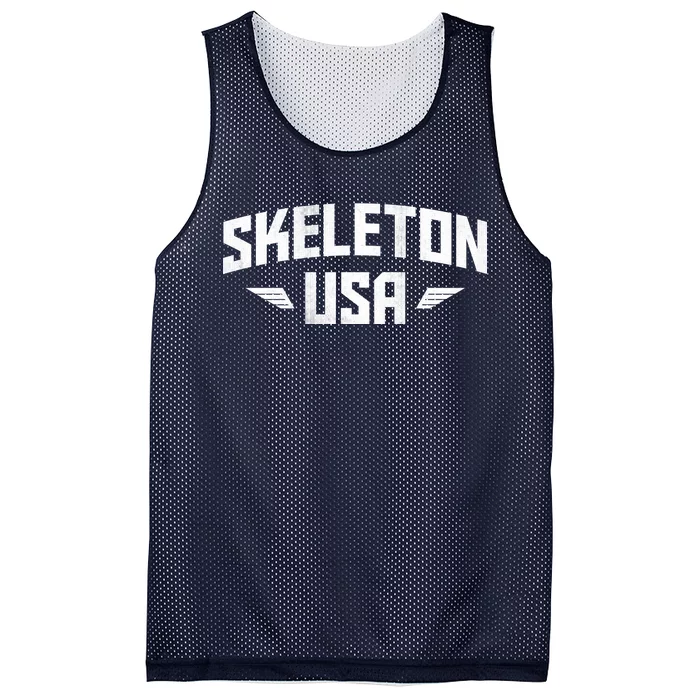 USA Skeleton Team Mesh Reversible Basketball Jersey Tank