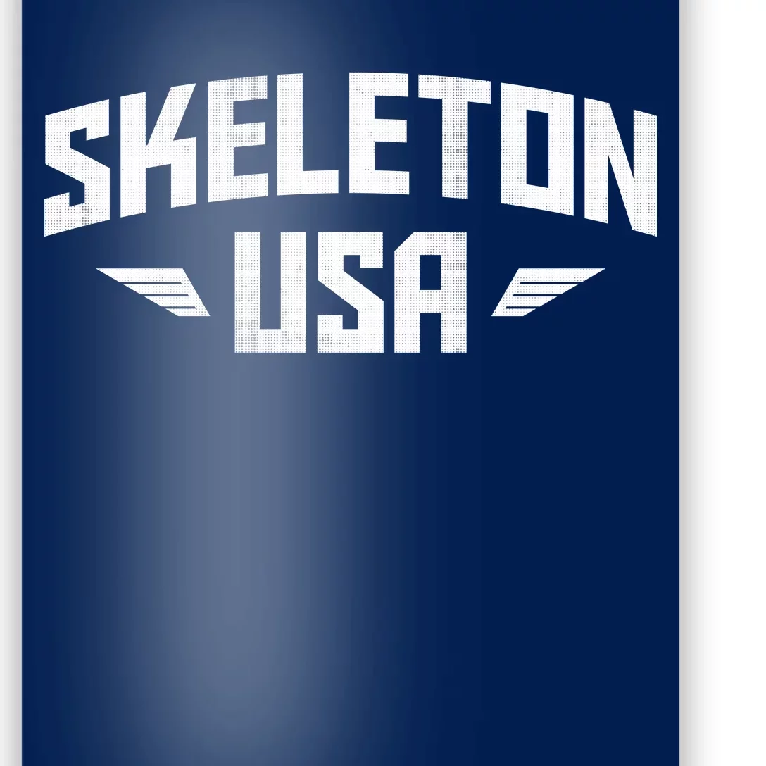 USA Skeleton Team Poster