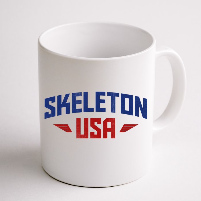 USA Skeleton Team Front & Back Coffee Mug