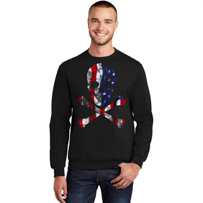 USA Skull Crossbone Sweatshirt