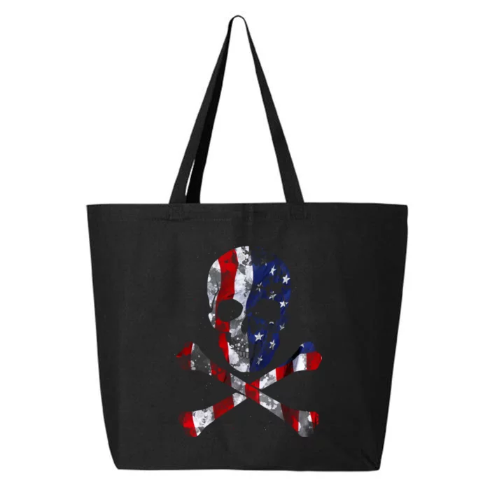 USA Skull Crossbone 25L Jumbo Tote