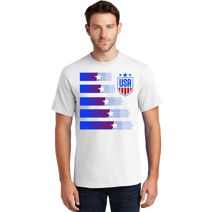 USA Soccer American Team Jersey Tall T-Shirt