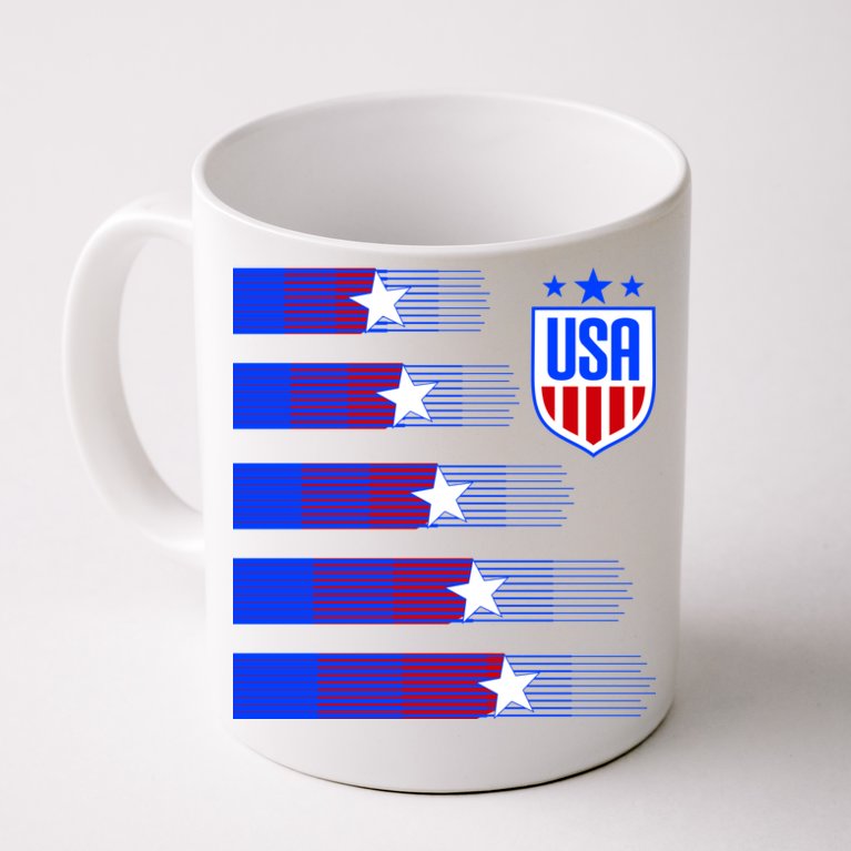 USA Soccer American Team Jersey Coffee Mug