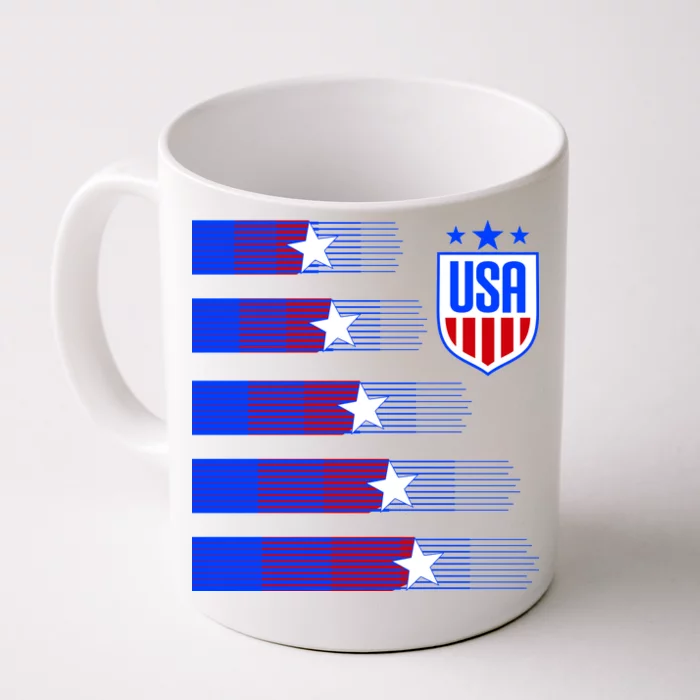 USA Soccer American Team Jersey Front & Back Coffee Mug