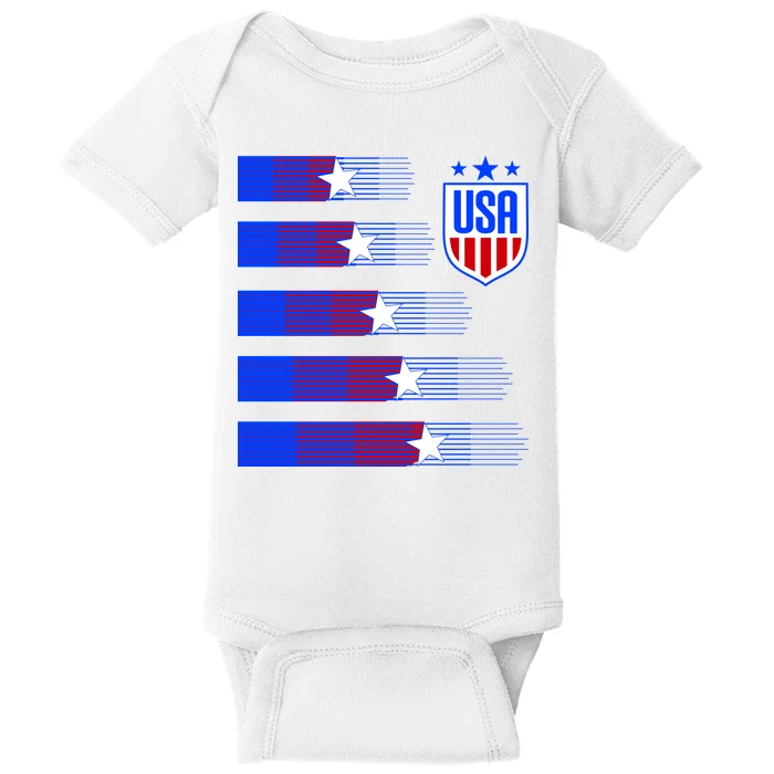 USA Baby Jersey USA Soccer Jersey Baby Bodysuit USA 21/22 