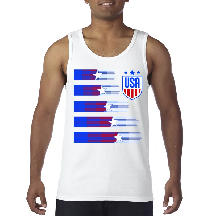 USA Soccer American Team Jersey Tank Top