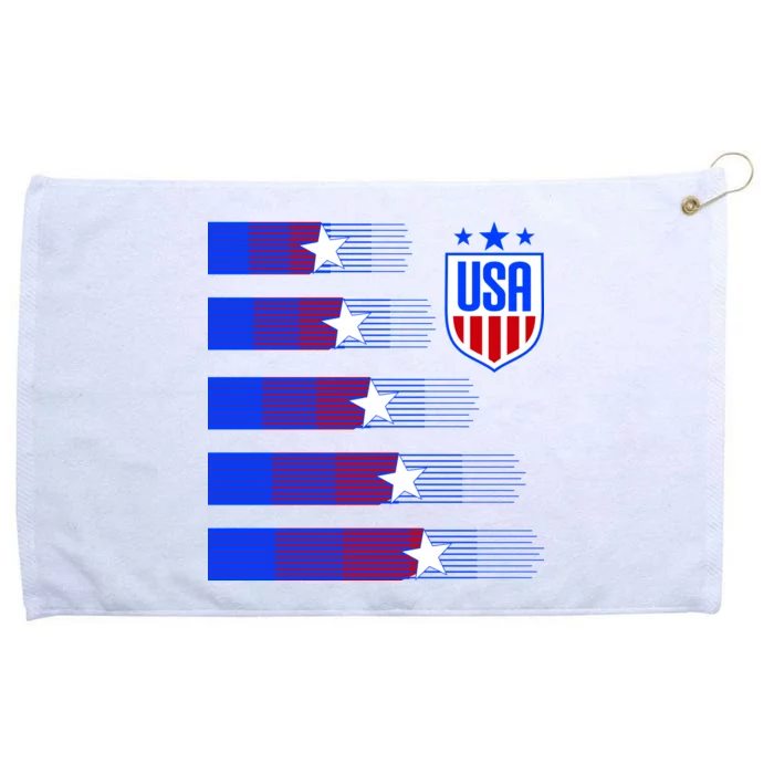 USA Soccer American Team Jersey Grommeted Golf Towel