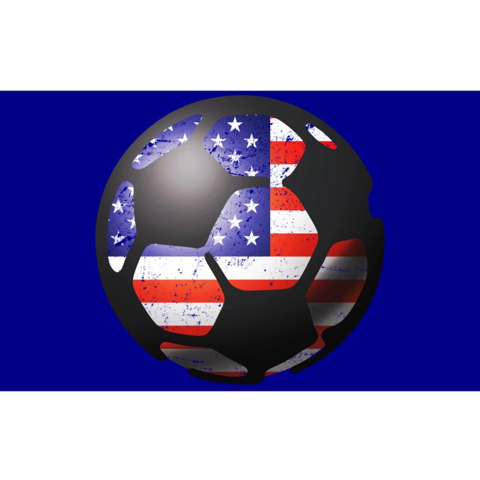 USA Soccer Ball Bumper Sticker