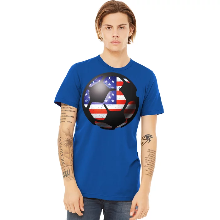 USA Soccer Ball Premium T-Shirt