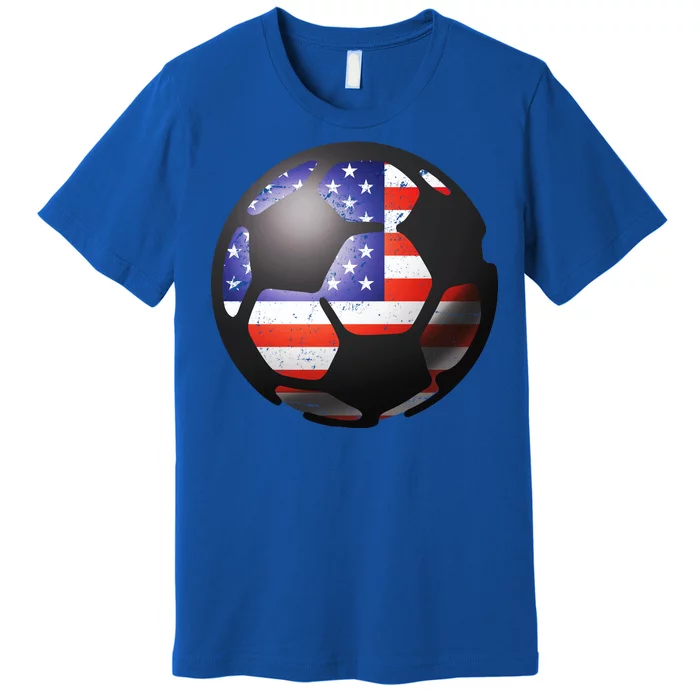 USA Soccer Ball Premium T-Shirt