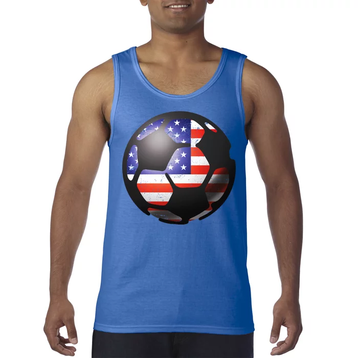 USA Soccer Ball Tank Top