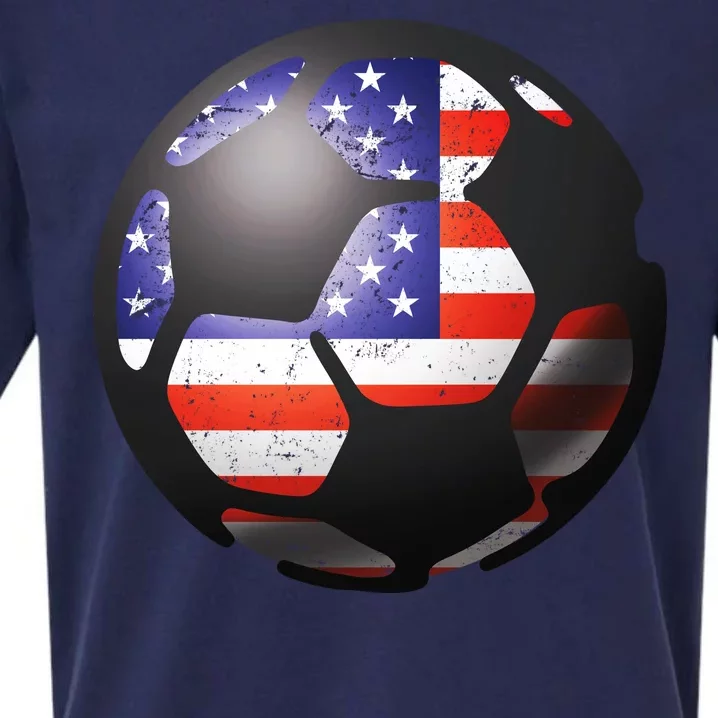 USA Soccer Ball Sueded Cloud Jersey T-Shirt