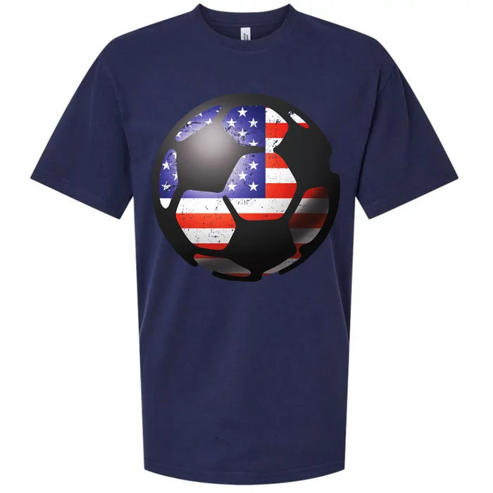 USA Soccer Ball Sueded Cloud Jersey T-Shirt