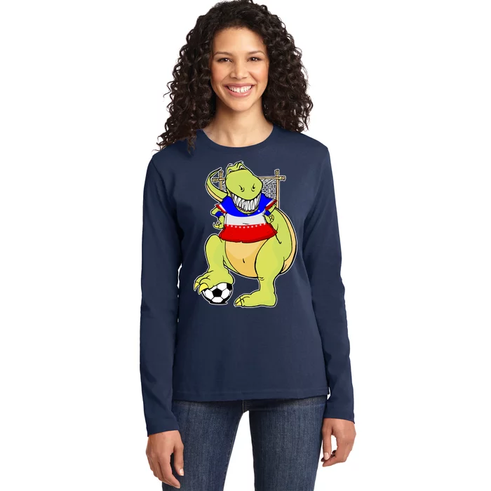 USA Soccer T-Rex Ladies Long Sleeve Shirt