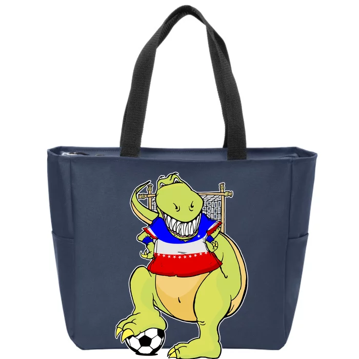 USA Soccer T-Rex Zip Tote Bag