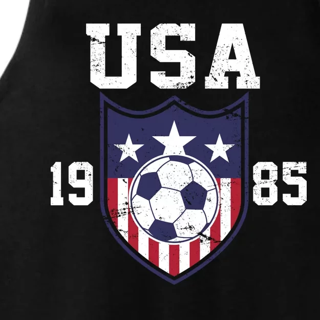 USA Soccer Team 1985 Ladies Tri-Blend Wicking Tank