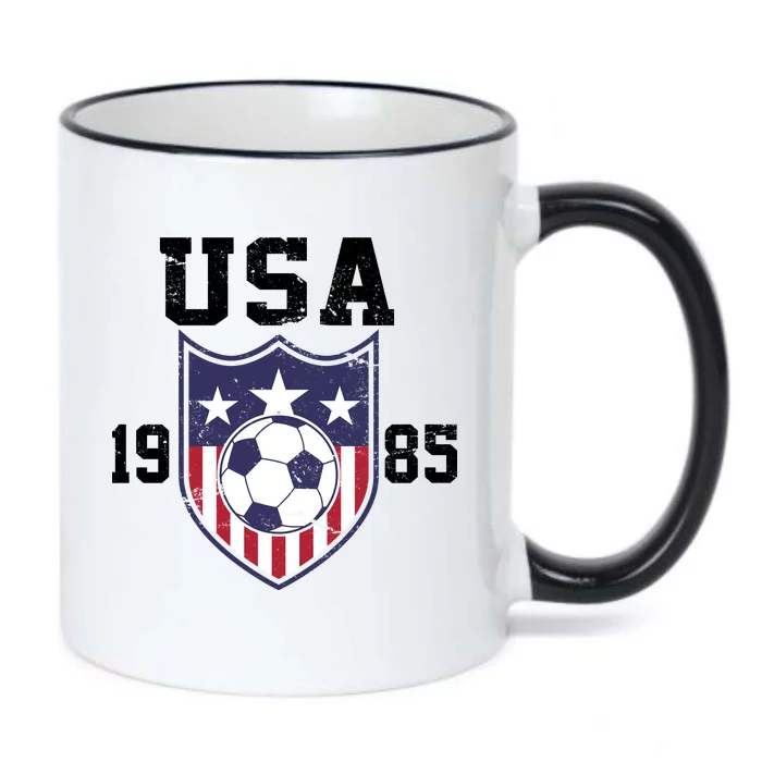 USA Soccer Team 1985 Black Color Changing Mug