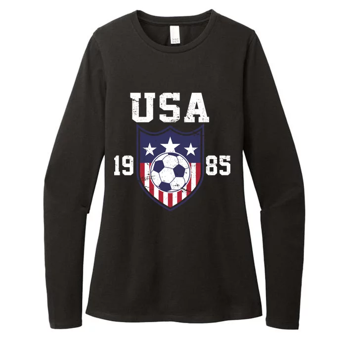 USA Soccer Team 1985 Womens CVC Long Sleeve Shirt