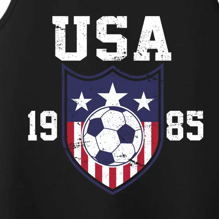 USA Soccer Team 1985 Performance Tank