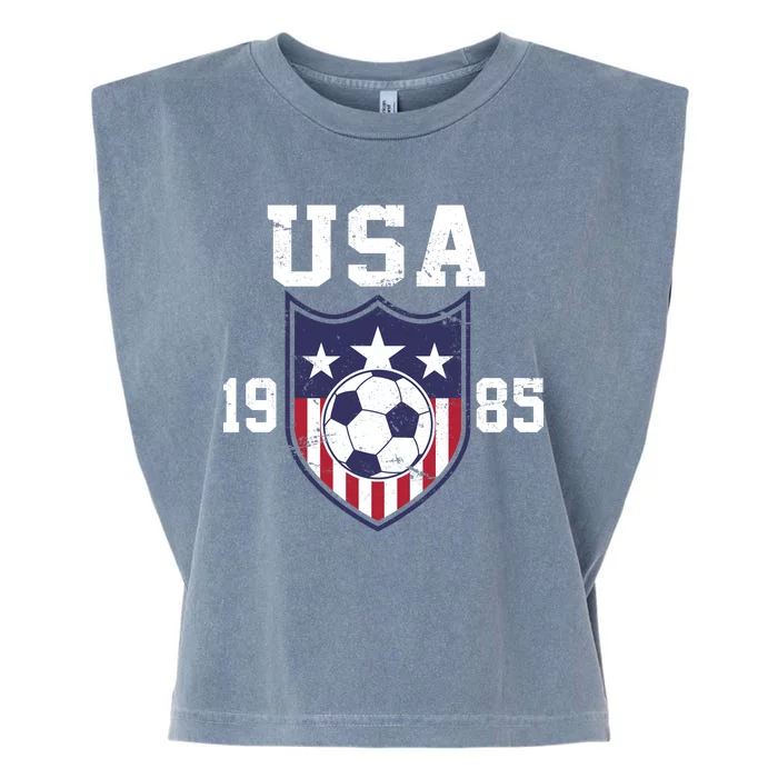 USA Soccer Team 1985 Garment-Dyed Women's Muscle Tee