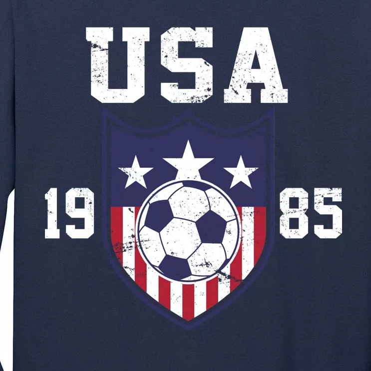 USA Soccer Team 1985 Tall Long Sleeve T-Shirt