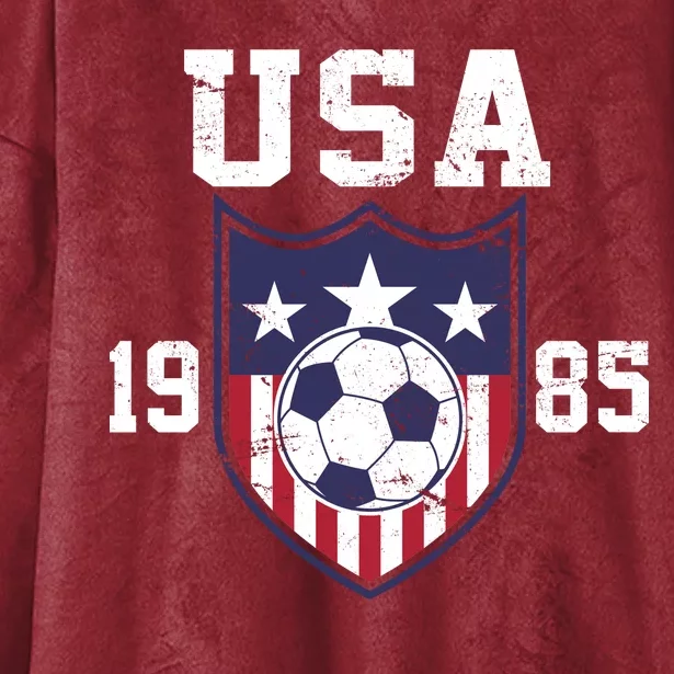 USA Soccer Team 1985 Hooded Wearable Blanket