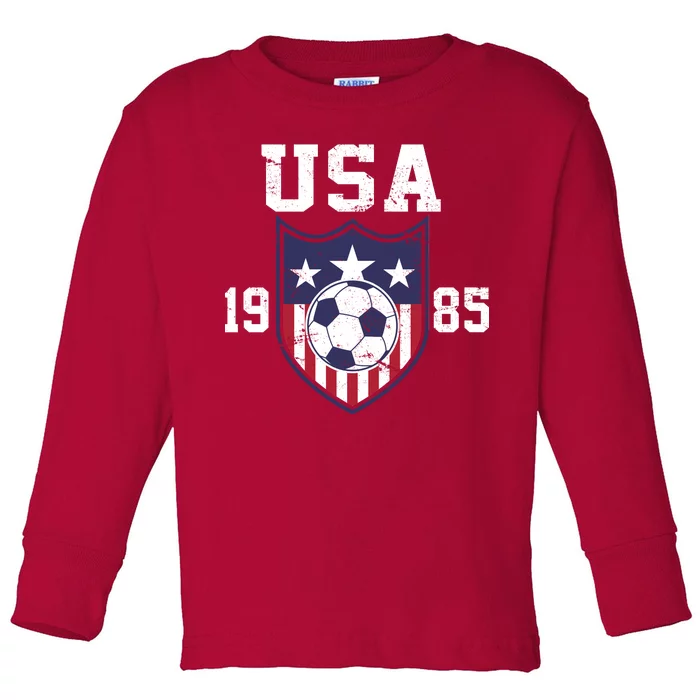 USA Soccer Team 1985 Toddler Long Sleeve Shirt