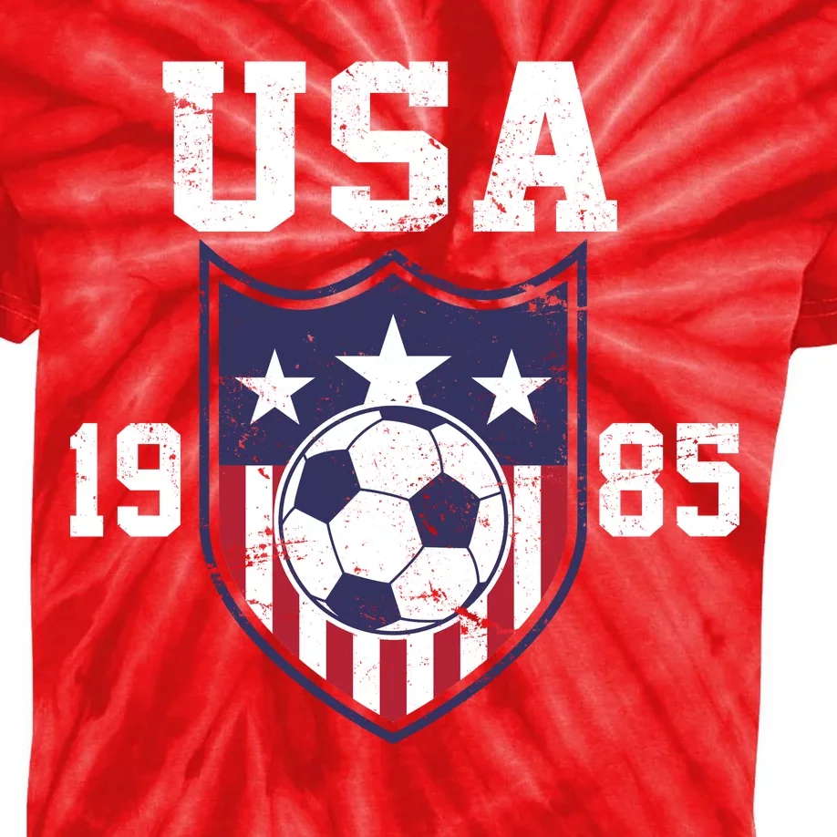 USA Soccer Team 1985 Kids Tie-Dye T-Shirt