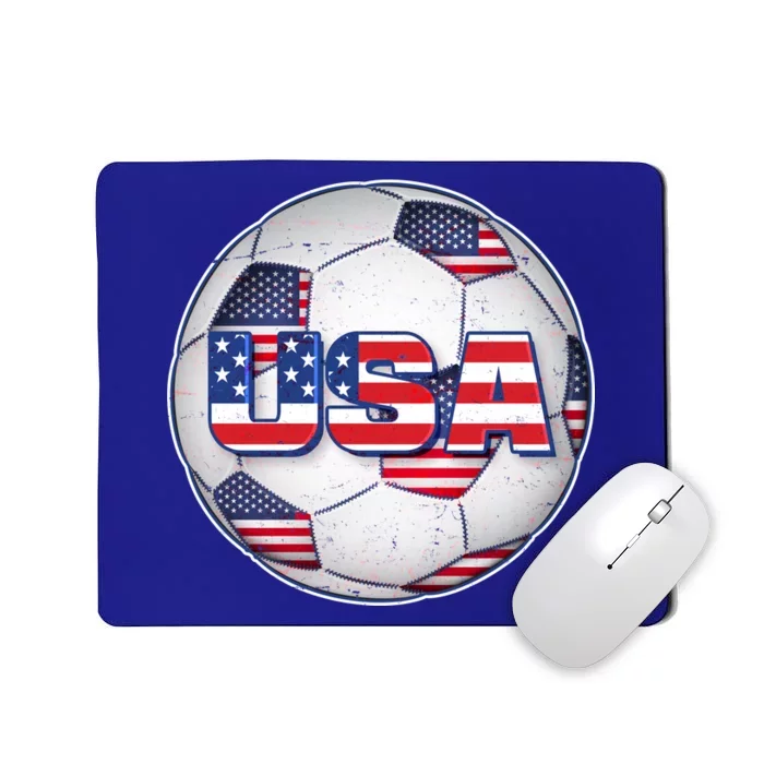 USA Soccer Team Ball Mousepad