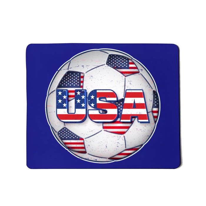 USA Soccer Team Ball Mousepad