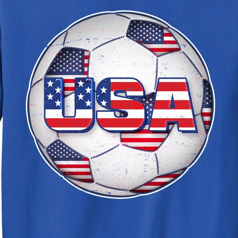 USA Soccer Team Ball Tall Sweatshirt