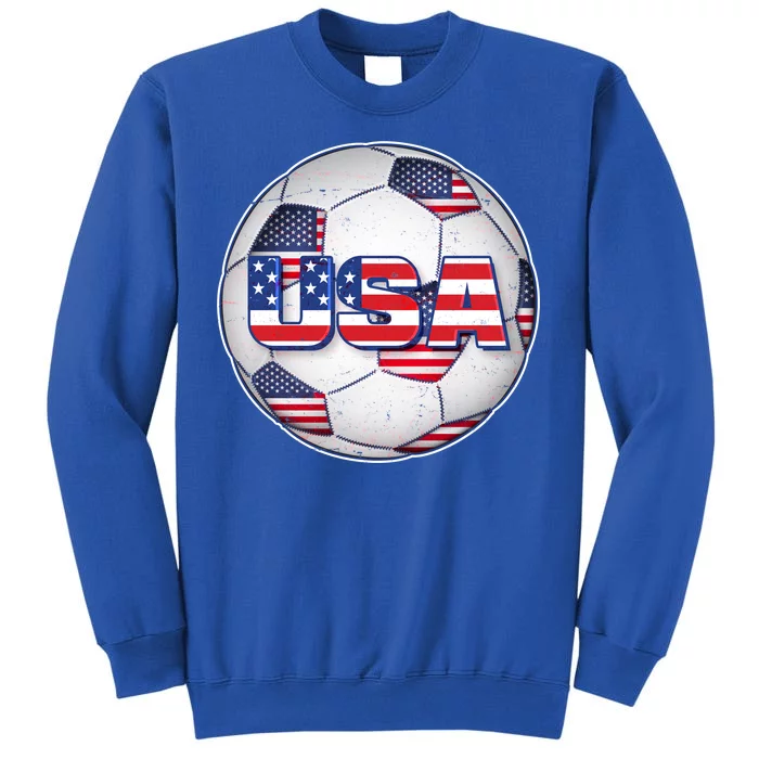 USA Soccer Team Ball Tall Sweatshirt