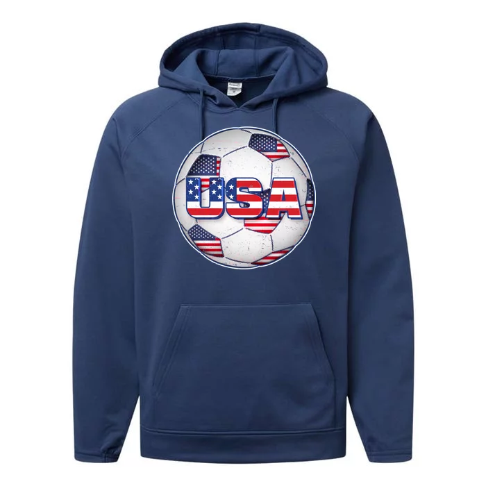 USA Soccer Team Ball Performance Fleece Hoodie