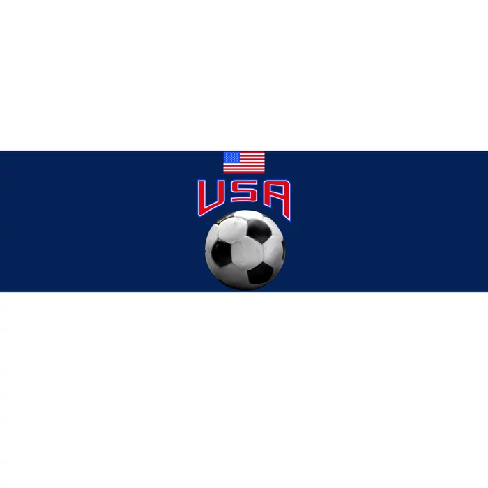 USA Soccer United States of America Flag Bumper Sticker