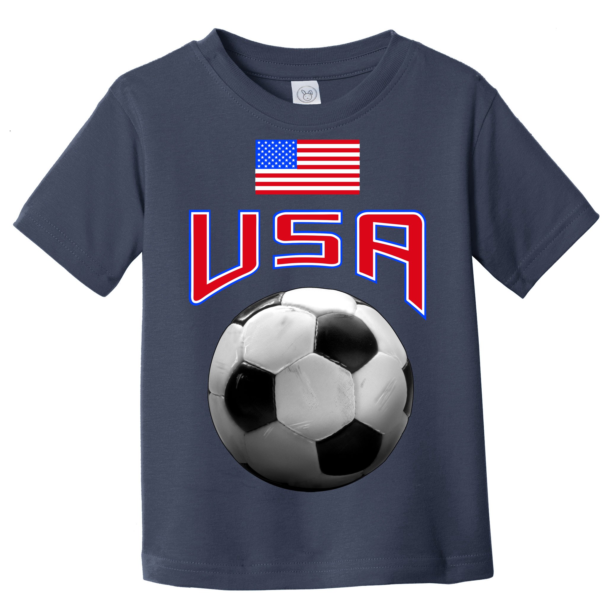 Teeshirtpalace Vintage USA Soccer American Flag Football Jersey Hoodie