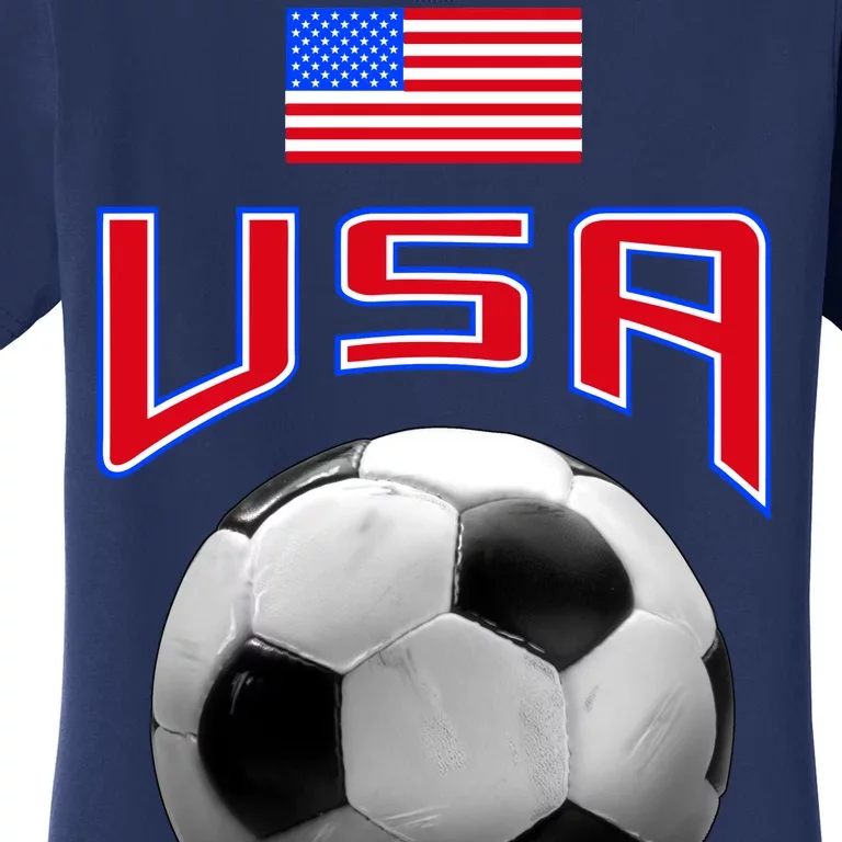 USA Soccer United States of America Flag Women's T-Shirt