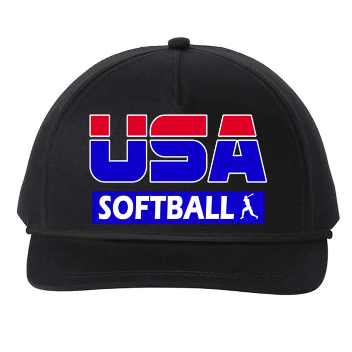 USA Softball Olympics Team Snapback Five-Panel Rope Hat