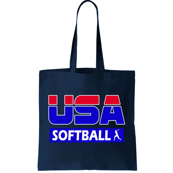 USA Softball Olympics Team Tote Bag